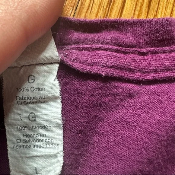 Fruit of the Loom Softspun Women's Graphic Tee Size Large Purple Unicorn Fantasy - Picture 4 of 7